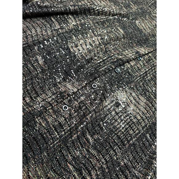 Joseph Ribkoff: Sequined Button Down Tunic - Picture 5 of 7